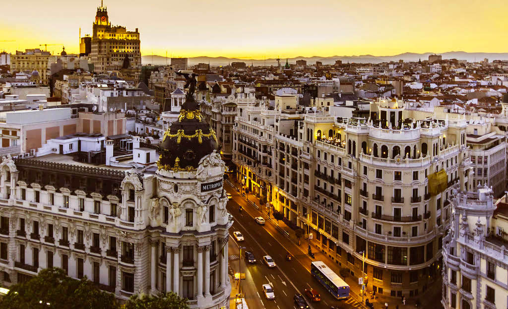 Madrid-sunset