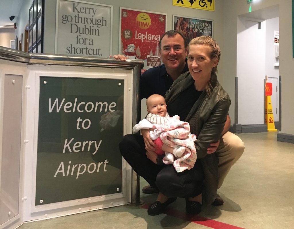 My Baby Girls' First Flight